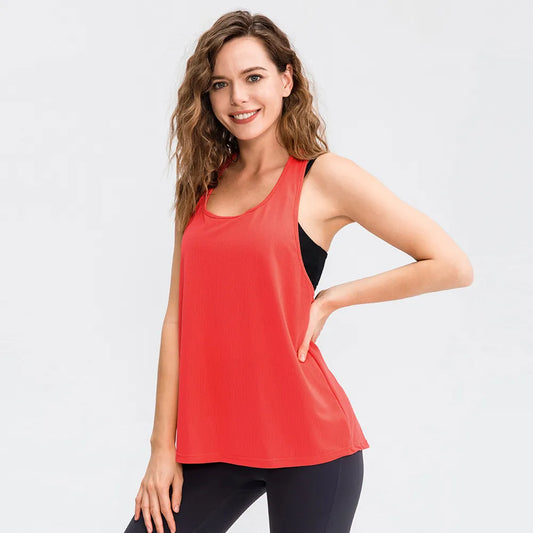 Sleeveless Racerback Yoga Sport Tank Tops