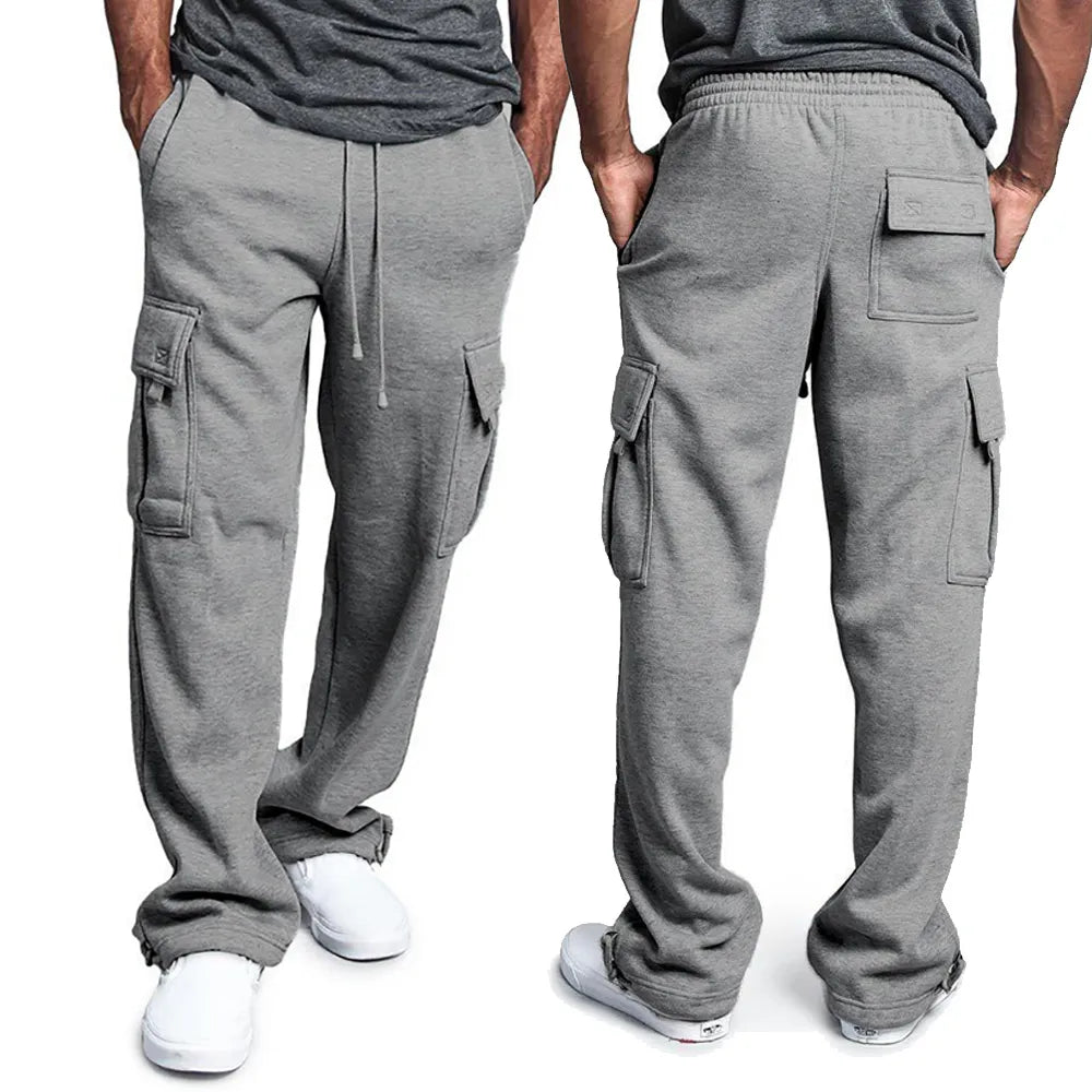 Men Multi-pocket Pants