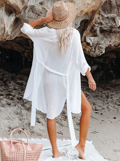 Women Beach Shirts Bikini Cover