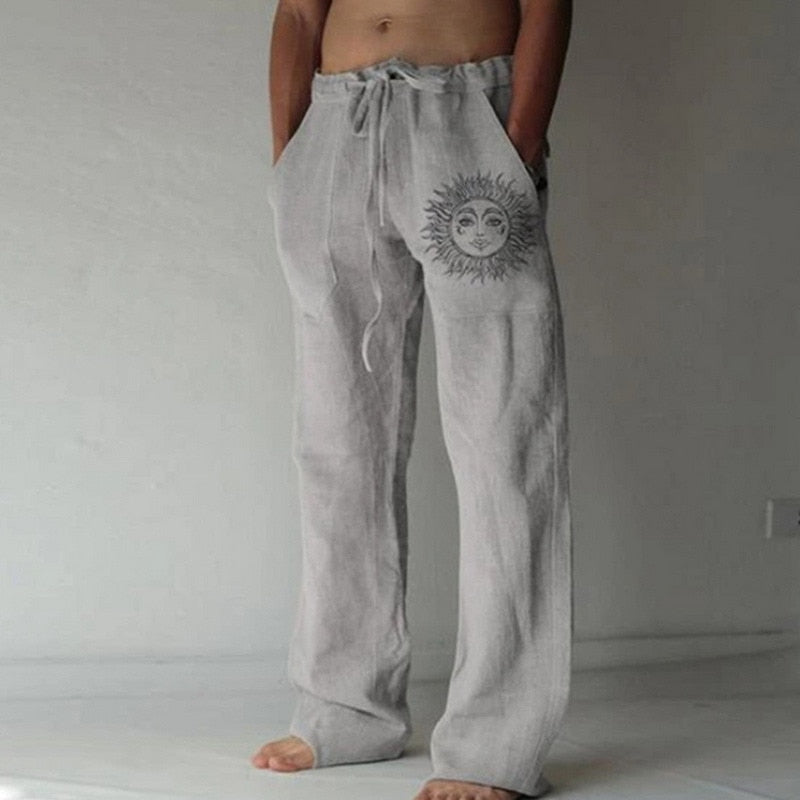 Male Casual Elastic Waist Fitness Pants