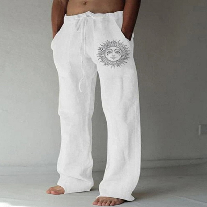 Male Casual Elastic Waist Fitness Pants