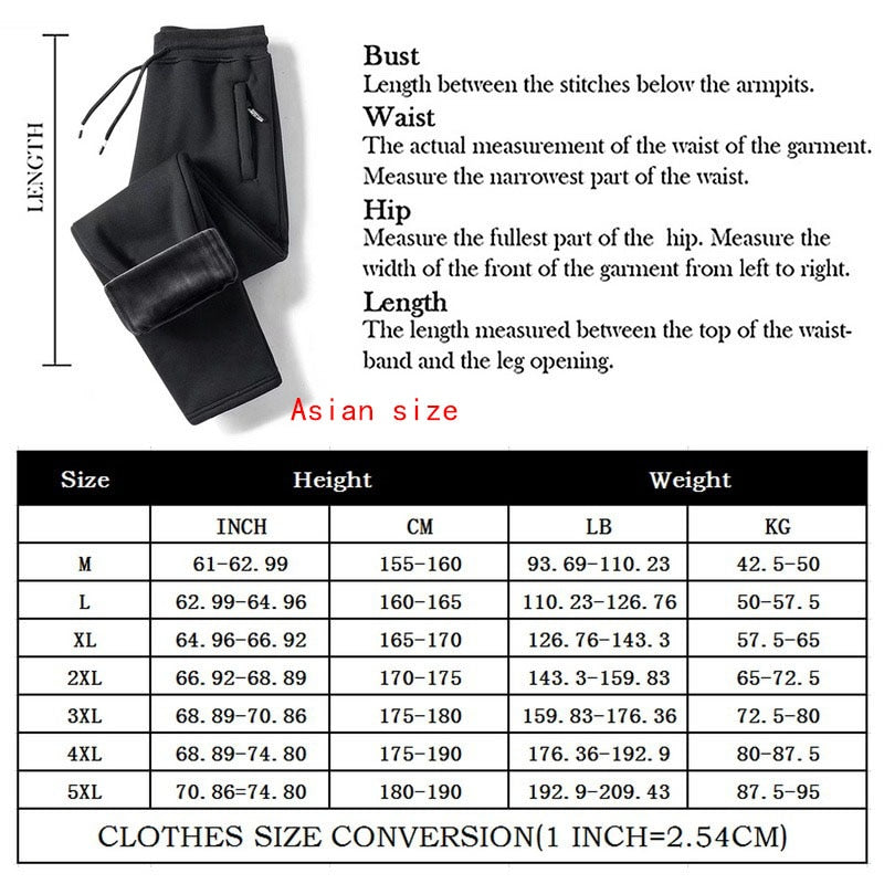 High Quality Men Fleece Trousers