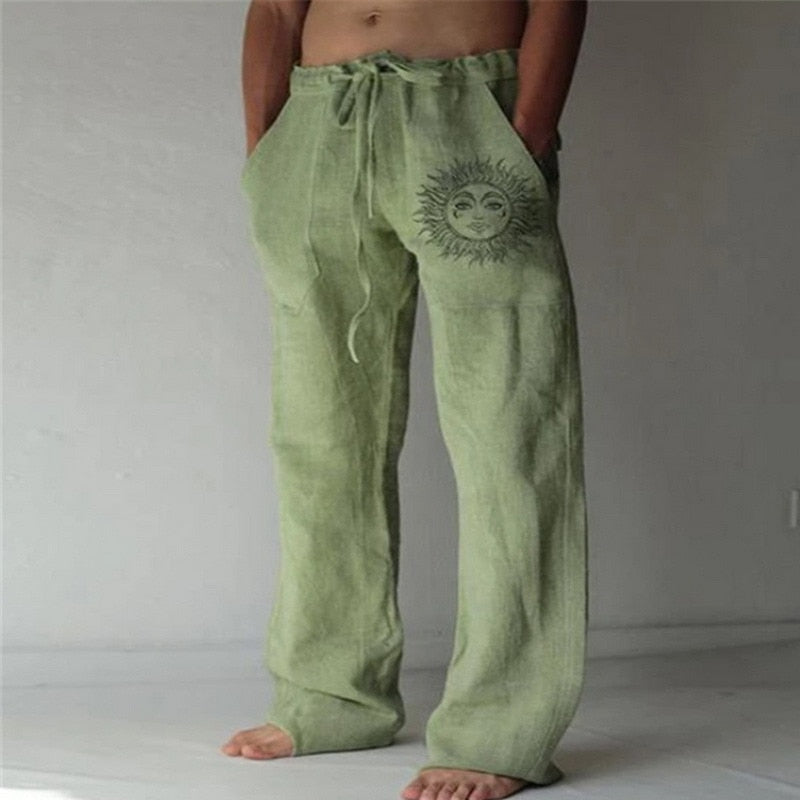 Male Casual Elastic Waist Fitness Pants